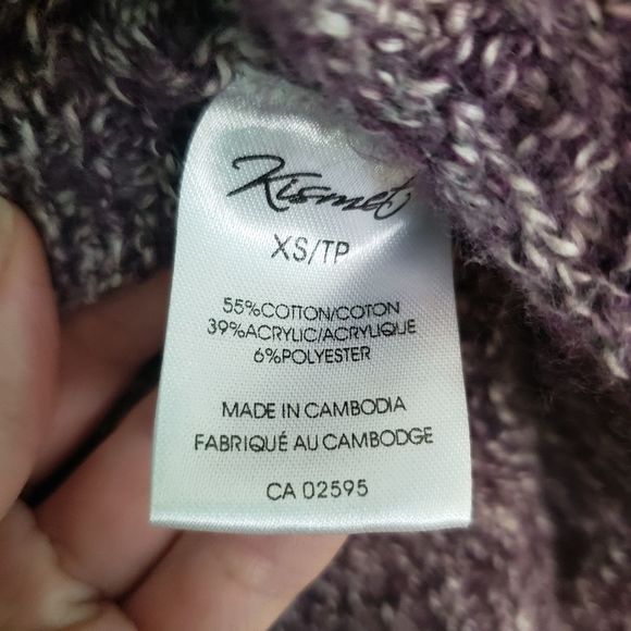𝅺NWT Kismet Lilac Amelia Twist Open Cardigan Extra Small XS - Picture 5 of 6